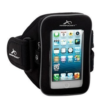 iPhone 5C Armpocket i-25 Käsivarsikotelo S Musta