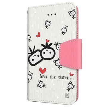 iPhone 6 Plus Beyond Cell Infolio Design Nahkainen Lompakkokotelo Love Me More