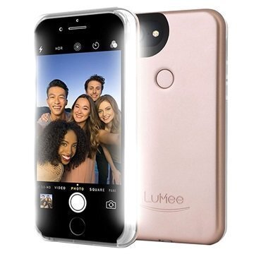iPhone 7 LuMee Two LED-Valaistu Kotelo Ruusukulta