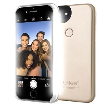 iPhone 7 Plus LuMee Two LED-Valaistu Kotelo Kulta