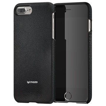 iPhone 7 Plus Mozo Nahkainen Suojakuori Musta