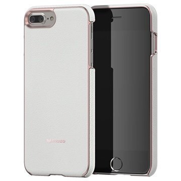 iPhone 7 Plus Mozo Nahkainen Suojakuori Valkoinen
